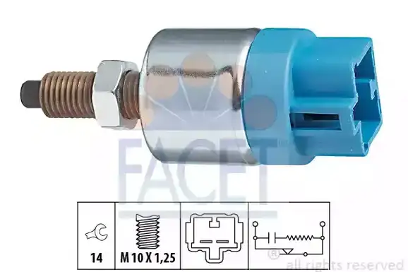 Διακόπτης Φλάς-Φώτων TOYOTA STARLET 1990 - 1995 ( EP80/2 ) FACET 7.1089