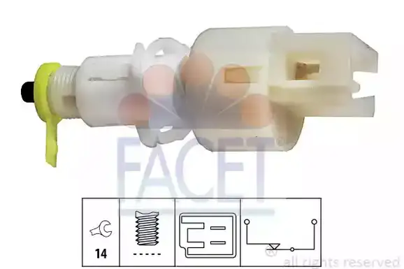 Ηλεκτρονικό σύστημα κινητήρα FIAT BRAVA 1995 - 2003 ( 182 ) FACET 7.1108