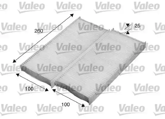 Φίλτρο αέρα εσωτερικού χώρου NISSAN PATHFINDER 2005 - 2010 ( R51 ) VALEO 715520