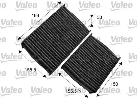 Φίλτρο αέρα εσωτερικού χώρου PEUGEOT 207 2006 - 2009 VALEO 715557