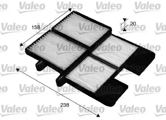 Φίλτρο αέρα εσωτερικού χώρου TOYOTA CARINA 1992 - 1995 E ( T190 ) VALEO 715572