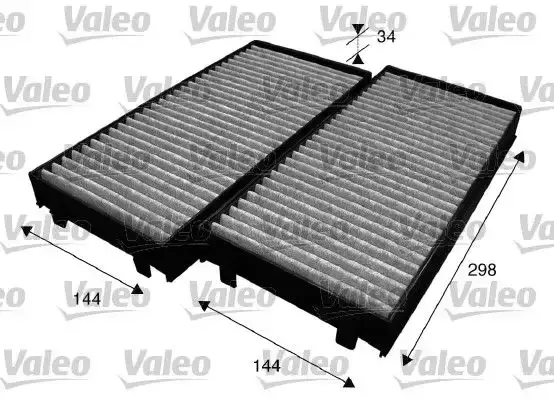 Φίλτρο αέρα εσωτερικού χώρου BMW X5 2007 - 2010 ( Ε70 ) VALEO 715584