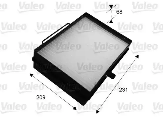 Φίλτρο αέρα εσωτερικού χώρου NISSAN SUNNY 1987 - 1989 ( N13 ) VALEO 716039