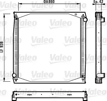 Ψυγείο Νερού BMW Z3 1996 - 2003 ( E36/8 ) VALEO 730260