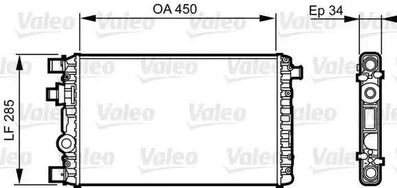 Ψυγείο Νερού VALEO 732789