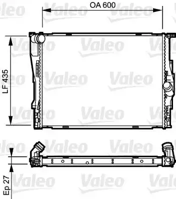Ψυγείο Νερού BMW Z4 2009 - 2012 ( E89 ) VALEO 735194