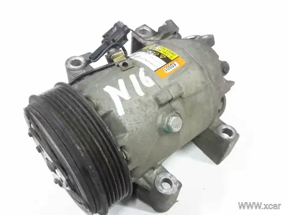 Συμπιεστής A/C (Κομπρέσορας) NISSAN ALMERA Sedan / 4dr 2000 - 2002 ( N16 ) 1.5  ( QG15DE  ) (90 hp ) Βενζίνη #XC69757