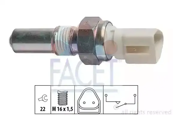 Διακόπτης Φλάς-Φώτων MAZDA 2 2003 - 2005 ( DY ) FACET 7.6212