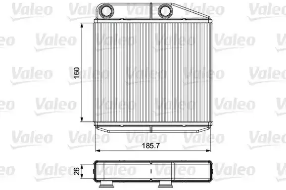 Ψυγείο Καλοριφέρ OPEL CORSA 2006 - 2011 ( D ) VALEO 811502