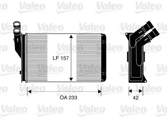 Ψυγείο Καλοριφέρ PEUGEOT 306 1993 - 1996 ( N3 ) VALEO 812044