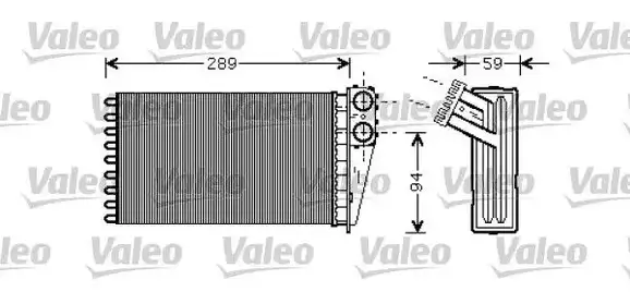Ψυγείο Καλοριφέρ PEUGEOT 307 2001 - 2005 ( 3A ) ( 3C ) VALEO 812338