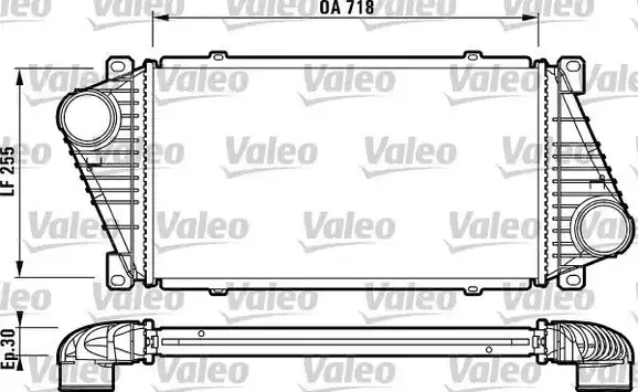 Ψυγείο Intercooler MERCEDES SPRINTER 1995 - 2000 ( 901 ) ( 902 ) ( 903 ) VALEO 816890