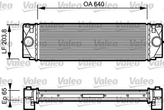 Ψυγείο Intercooler MERCEDES SPRINTER 2006 - 2013 ( 906 ) VALEO 817994