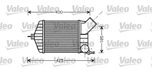 Ψυγείο Intercooler FIAT PUNTO 2003 - 2011 ( 188 ) VALEO 818725
