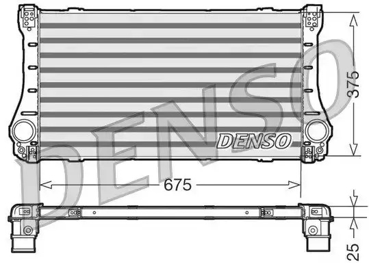 Ψυγείο Intercooler TOYOTA AVENSIS Sedan / 4dr 2009 - 2012 ( T270 ) 2.2 D-4D (ADT271_)  ( 2AD-FHV,2AD-FTV  ) (150 hp ) Πετρέλαιο #822006210
