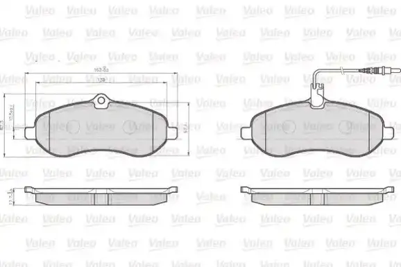 Τακάκια Σετ VALEO …