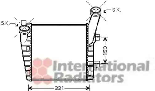 Ψυγείο Intercooler VW TOUAREG SUV/ ΕΚΤΟΣ ΔΡΟΜΟΥ / 5dr 2014 - 2018 3.0 V6 TDI  ( CASD,CJMA,CRCD,CVWA  ) (204 hp ) Πετρέλαιο #877106201