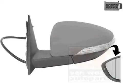 Καθρέπτης Ηλεκτρικός VW NEW BEETLE Hatchback / 3dr 2011 - 2016 1.2 TSI  ( CBZB  ) (105 hp ) Βενζίνη #880007504