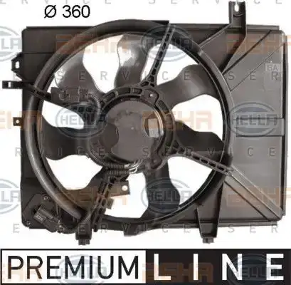 Βεντιλατέρ A/C HYUNDAI GETZ 2002 - 2005 ( TB ) HELLA 8EW 351 041-391