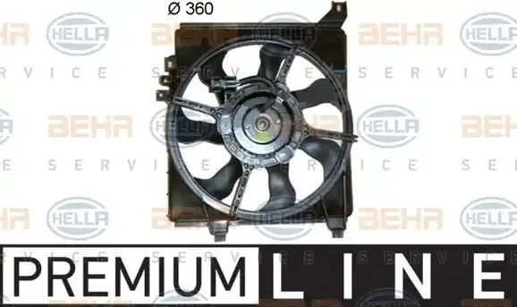 Βεντιλατέρ A/C HYUNDAI GETZ 2002 - 2005 ( TB ) HELLA 8EW 351 041-401