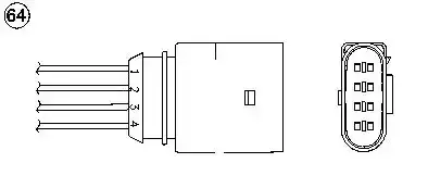 Αισθητήρες Λ (λάμδα) VW PASSAT 2000 - 2005 ( 3B3 ) NGK 91182