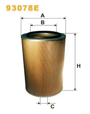 Φίλτρο αέρα NISSAN PRIMERA 1990 - 1993 ( P10 ) WIX FILTERS 93078