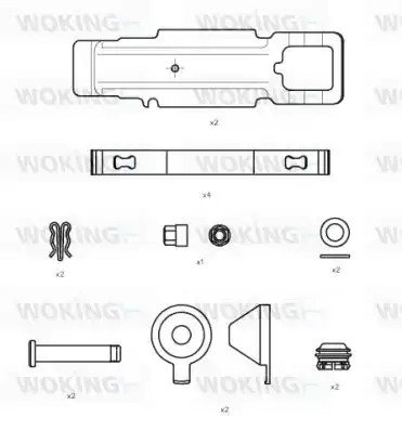 Αξεσουάρ/εξαρτήματα Δισκόφρενο NISSAN PRIMERA 1996 - 1999 ( P11 ) WOKING 0