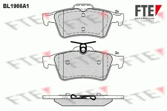 Τακάκια Σετ OPEL VECTRA 2002 - 2005 ( C ) FTE BL1966A1