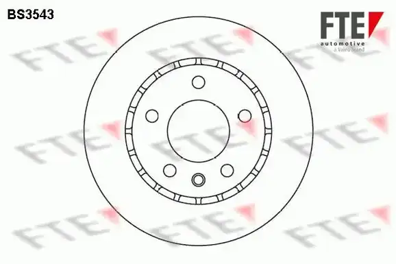 Δισκόπλακες OPEL OMEGA 1988 - 1991 ( A ) FTE BS3543