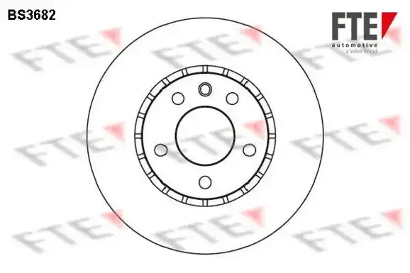 Δισκόπλακες OPEL OMEGA 1988 - 1991 ( A ) FTE BS3682