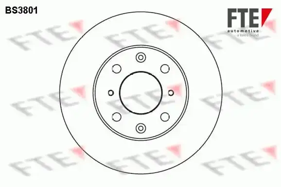 Δισκόπλακες ROVER 200 1990 - 1993 ( XW ) FTE BS3801
