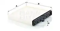 Φίλτρο αέρα εσωτερικού χώρου MAZDA 2 2014 - MANN-FILTER CU 20 018