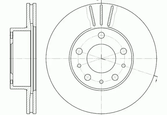 Δισκόπλακες CITROEN JUMPER 1994 - 2002 I ( 230L ) WOKING D6476.10