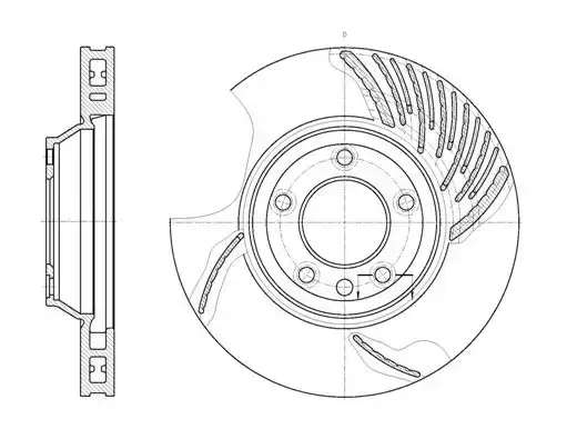 Δισκόπλακες VW TOUAREG 2003 - 2007 ( 7L ) WOKING D6769.10