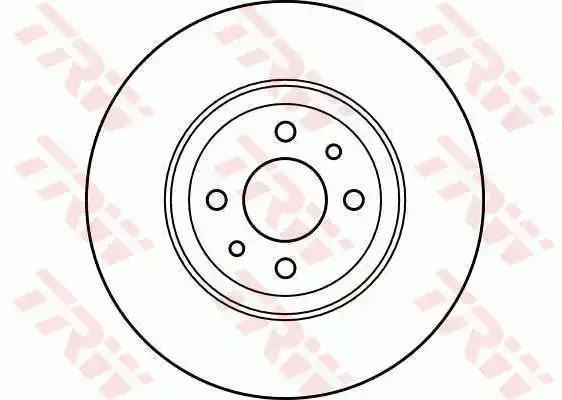 Δισκόπλακες FIAT BRAVO 2007 - 2011 TRW DF2566