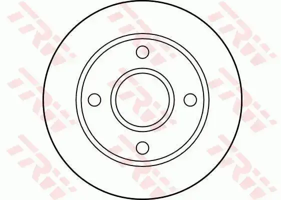 Δισκόπλακες FORD KA 1997 - 2008 ( RB ) TRW DF2752