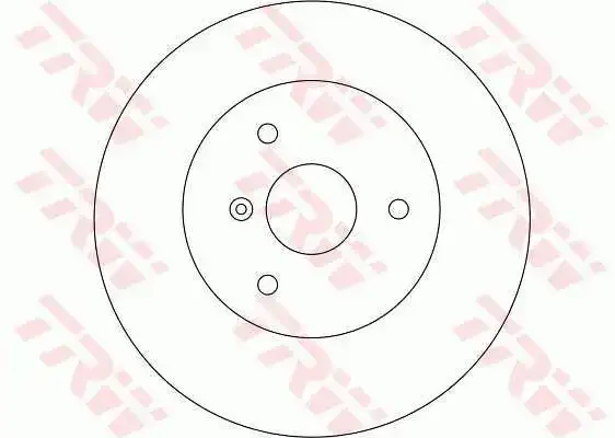 Δισκόπλακες SMART FORTWO 2004 - 2007 ( 450 ) TRW DF4135