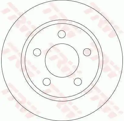 Δισκόπλακες MAZDA 3 2004 - 2006 ( BK ) TRW DF4419