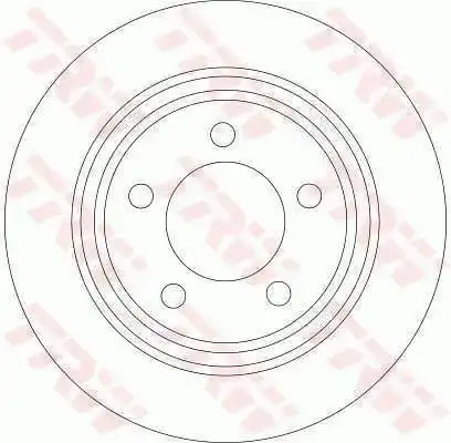 Δισκόπλακες MAZDA 3 2004 - 2006 ( BK ) TRW DF4420