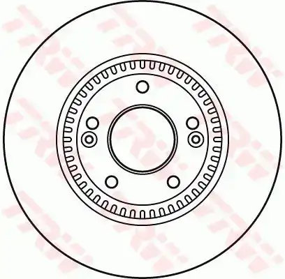 Δισκόπλακες HYUNDAI SONATA 2006 - 2011 ( NF ) TRW DF6108S