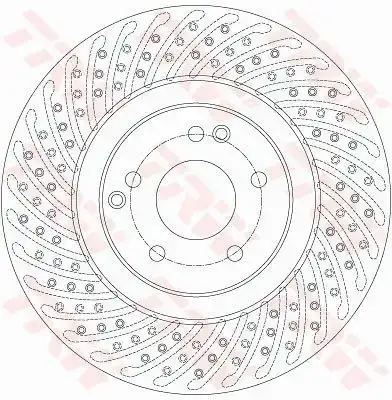 Δισκόπλακες MERCEDES C CLASS 2000 - 2003 ( W203 ) TRW DF6153S