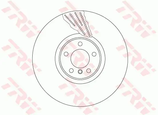 Δισκόπλακες BMW X5 2007 - 2010 ( Ε70 ) TRW DF6619S