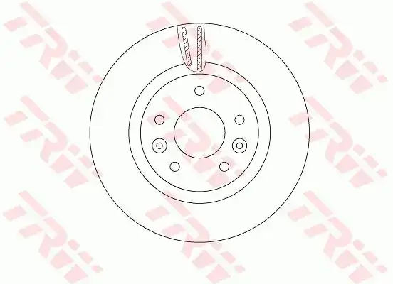 Δισκόπλακες NISSAN QASHQAI 2013 - 2017 TRW DF6786