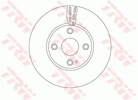 Δισκόπλακες MAZDA 2 2014 - TRW DF6793