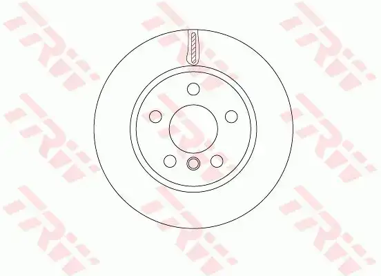 Δισκόπλακες MINI COOPER 2014 - 2018 TRW DF6799