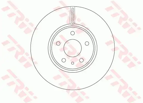 Δισκόπλακες FORD MONDEO 2014 - 2017 TRW DF6811