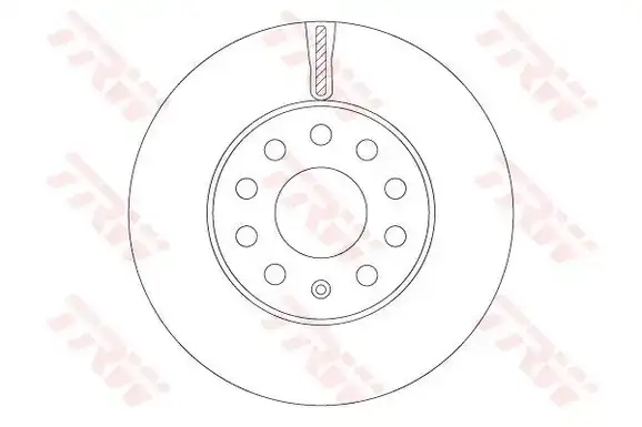 Δισκόπλακες SEAT LEON 2013 - 2016 TRW DF6903S