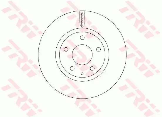 Δισκόπλακες MAZDA 6 2013 - 2016 ( GJ ) TRW DF8052