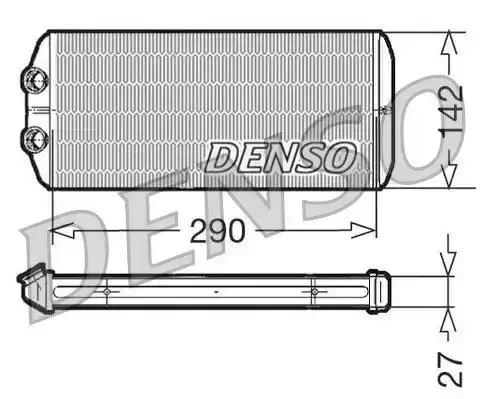 Ψυγείο Καλοριφέρ PEUGEOT PARTNER Tepee 2008 - 2012 DENSO DRR07005