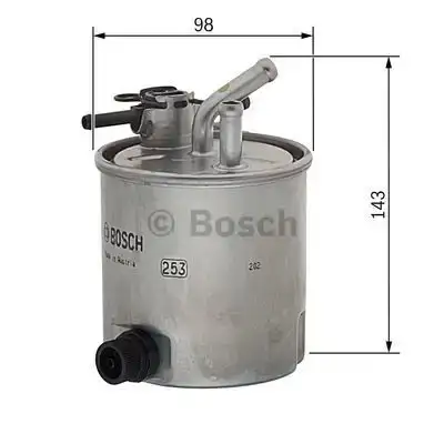 Φίλτρο καυσίμων NISSAN PATHFINDER 2005 - 2010 ( R51 ) BOSCH 0